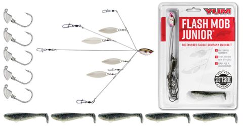 3.5" YUM/SCOTTSBORO FLASH MOB JR. 6PC KIT BABY BLUEGILL