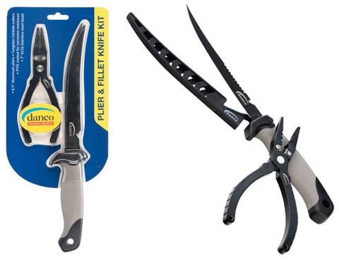 6.5" ALUMINUM PLIERS & 7" STAINLESS STEEL FILLET KNIFE KIT