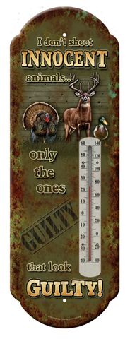 INNOCENT ANIMALS TIN THERMOMETER