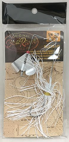 1/4 OZ BAD RIVER BUZZBAIT WHITE