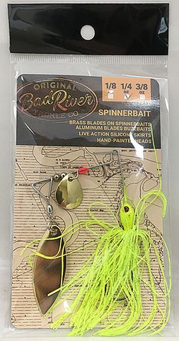 1/4 OZ BAD RIVER SPINNERBAIT CHARTREUSE