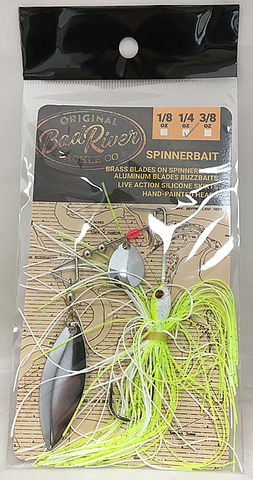 **WSL** 3/8 OZ BAD RIVER SPINNERBAIT CHART/WHITE