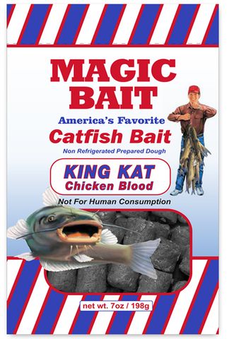 7 OZ MAGIC BAIT CATFISH BAIT- KING KAT CHICKEN BLOOD