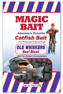 7 OZ MAGIC BAIT CATFISH BAIT- OLE WHISKERS