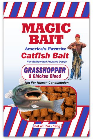 7 OZ MAGIC BAIT CATFISH BAIT- GRASSHOPPER