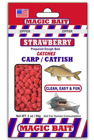 2 OZ MAGIC BAIT CARP/CATFISH STRAWBERRY