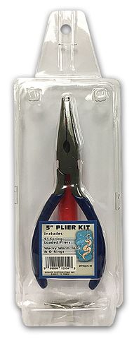 5" SPRING LOADED PLIERS & WACKY WORM TOOL KIT