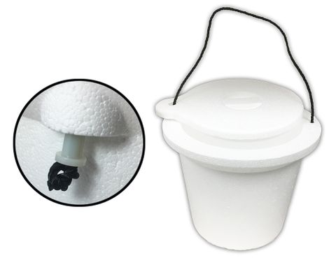 8 QT FOAM MINNOW BUCKETS