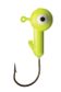 1/32 OZ BALL HEAD JIGS CHARTREUSE 10PK