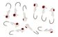 1/16 OZ BALL HEAD JIGS WHITE 10PK