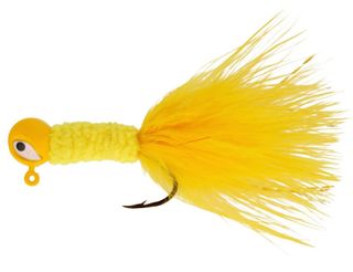 1/32 OZ PRO-V CRAPPIE JIG YELLOW 6PK