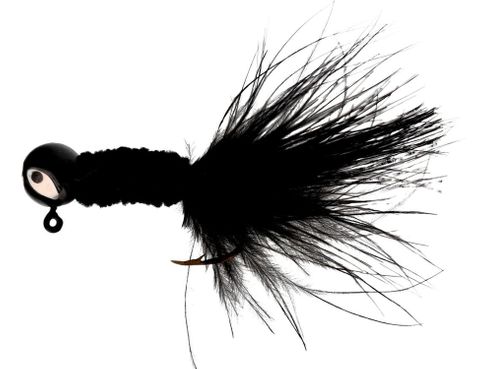 1/32 OZ PRO-V CRAPPIE JIG BLACK 6PK