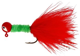 1/32 OZ PRO-V CRAPPIE JIG RED/CHART 6PK