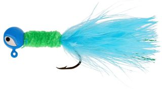 **D** 1/16 OZ PRO-V CRAPPIE JIG BLUE/CHART 6PK