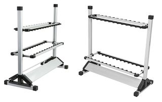 EAGLE CLAW ALUMINUM FLOOR ROD RACK