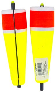 4" WEIGHTED POPPIN CORK SLOTTED FLOAT 12PK