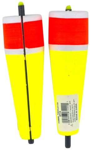 4" WEIGHTED POPPIN CORK SLOTTED FLOAT 12PK