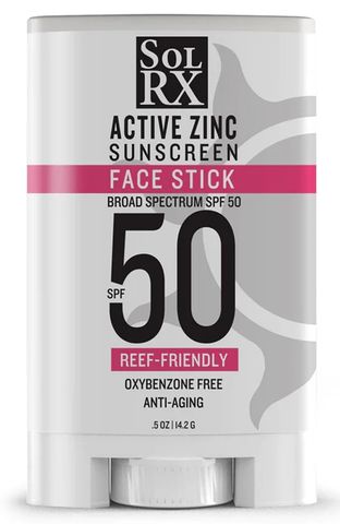 .5 OZ OXYBENZONE FREE ZINC SUNSCREEN FACE STICK SPF 50