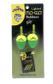 1-1/2" MR. CRAPPIE FLO-GLO LIGHTED SNAP-ON PEAR BOBBER 2PK