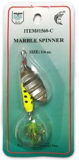 1/4 OZ MARBLE SPINNER LURE CHARTREUSE