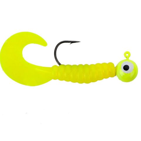 1/8 OZ SWIMMING GRUBS 3" YELLOW