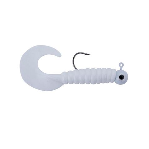 1/4 OZ SWIMMING GRUBS 3" WHITE