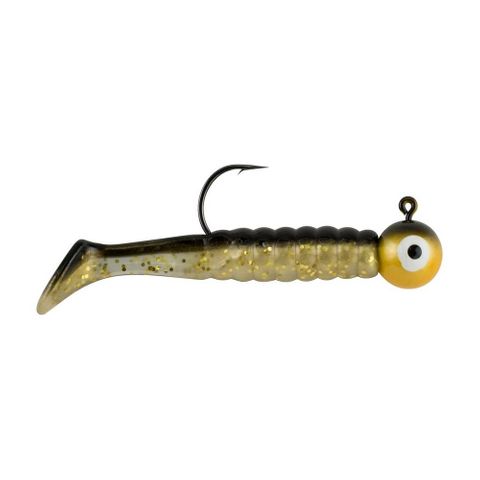 1/8 OZ SWIMMING PADDLETAIL 2.1" BLACK/GOLD