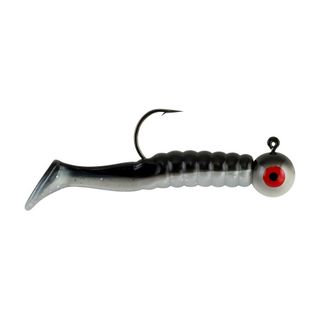 1/8 OZ SWIMMING PADDLETAIL 2.1" BLACK SHAD