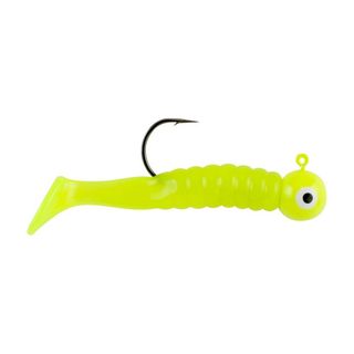 1/8 OZ SWIMMING PADDLETAIL 2.1" CHARTREUSE