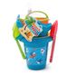 6 PC MERMAID & SHARK BEACH BUCKET SET