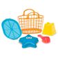 5 PC BEACH TOYS BASKET AGES: 2+