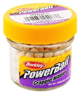 .9 OZ POWER BAIT CRAPPIE NIBBLE WHITE