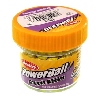 .9 OZ POWER BAIT CRAPPIE NIBBLE YELLOW