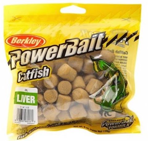 6 OZ POWERBAIT CATFISH BAIT CHUNKS CHICKEN LIVER