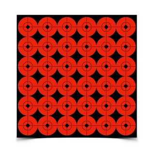 1" ROUND TARGET SPOTS 36 PER SHEET 10PK