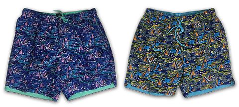 RAYA SUN MEN'S VOLLEY SWIM SHORTS ASST. SIZES & COLORS