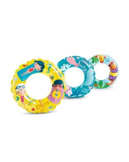 24" TRANSPARENT SWIM RINGS AGE 6-10