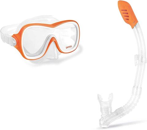 AQUA FLOW WAVE RIDER SWIM SET-SNORKEL/GOGGLES AGES: 8+