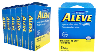 ALEVE- NAPROXEN SODIUM 220MG 2CT/6PKS