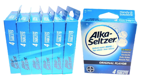 ALKA-SELTZER ORIGINAL FLAVOR 325MG 4CT/6PKS