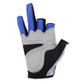 SUN GLOVES UPF 50+ GRAY/ BLUE LARGE