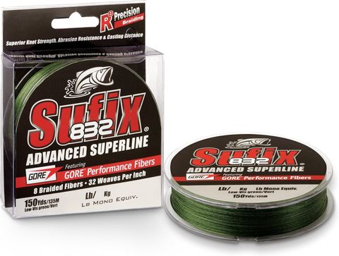 **WSL** 50 LB 832 ADVANCED SUPERLINE GREEN BRAIDED 150YDS