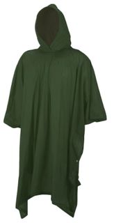 RAIN PONCHO - FOREST GREEN DELUXE