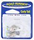1/8 OZ ROAD RUNNER CURLY TAIL WHITE