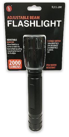 2000 LUMEN 10" LED WATER RESISTANT FLASHLIGHT