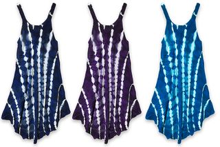 **WSL** TIE DYE V NECK COVER UP DRESS SIZE S/M ASST. COLORS