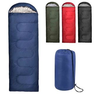 DELUXE LIGHTWEIGHT SLEEPING BAG ASSORTED COLORS