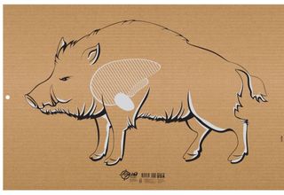 35"X23" EZ AIM WILD BOAR SILHOUETTE CARDBOARD TARGET