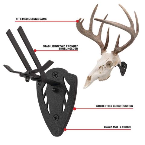 EZ MOUNT SKULL HANGER BLACK