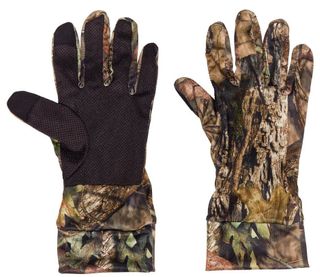 VANISH SPANDEX GLOVES MOSSY OAK CAMO W/ DOT PALMS